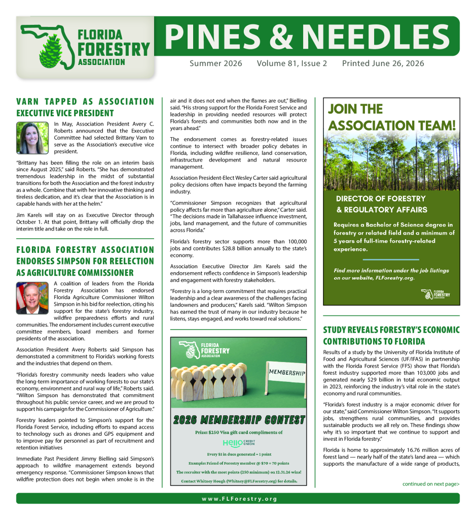 Pines & Needles News – Summer 2026